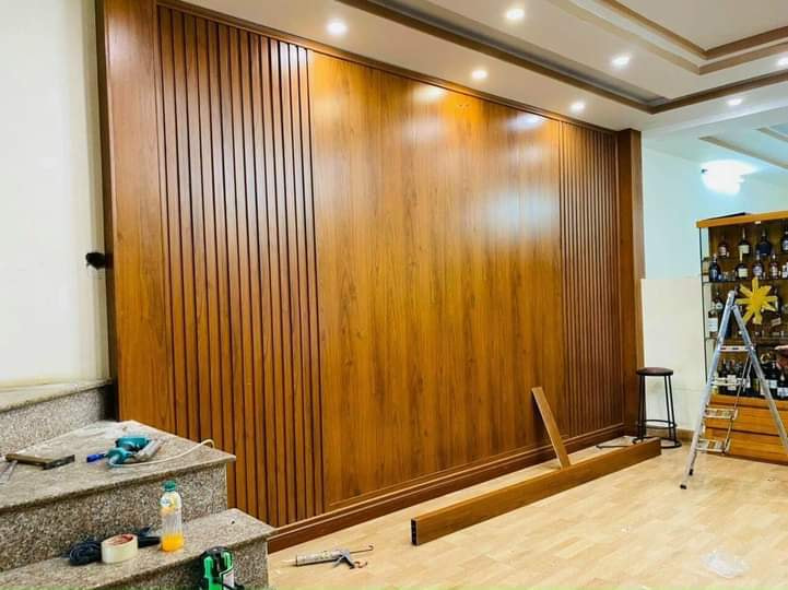 nhựa ốp tường giả gỗ hải phòng 